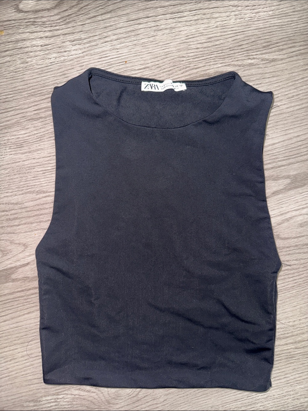 Zara Black Sleeveless Tank Top